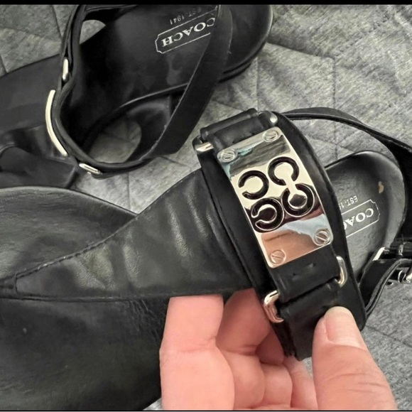 Coach wedge sandals - Picture 3 of 3